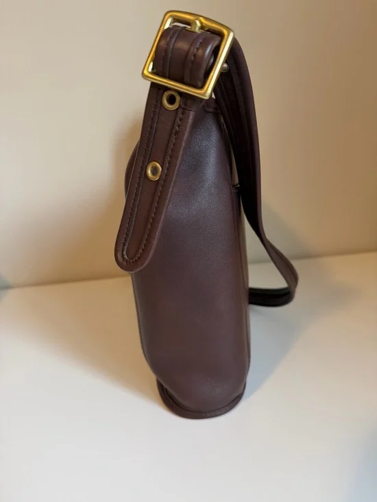 Vintage Coach Slim Duffle in Mahogany - 9816 - Picture 4 of 9